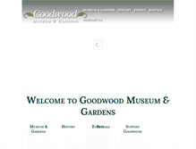 Tablet Screenshot of goodwoodmuseum.org